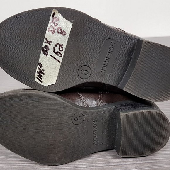 Nordstrom 'Brynn' Riding Boot Toddler Brown (age 2-4) Size 8 - Picture 6 of 6